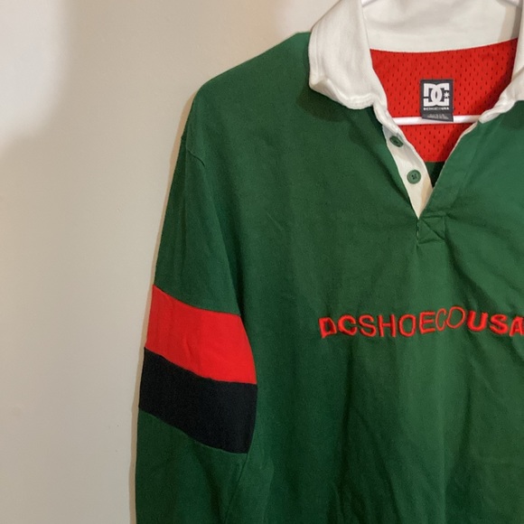 Y2K DC shoes long sleeve skate jersey Large - Picture 4 of 5